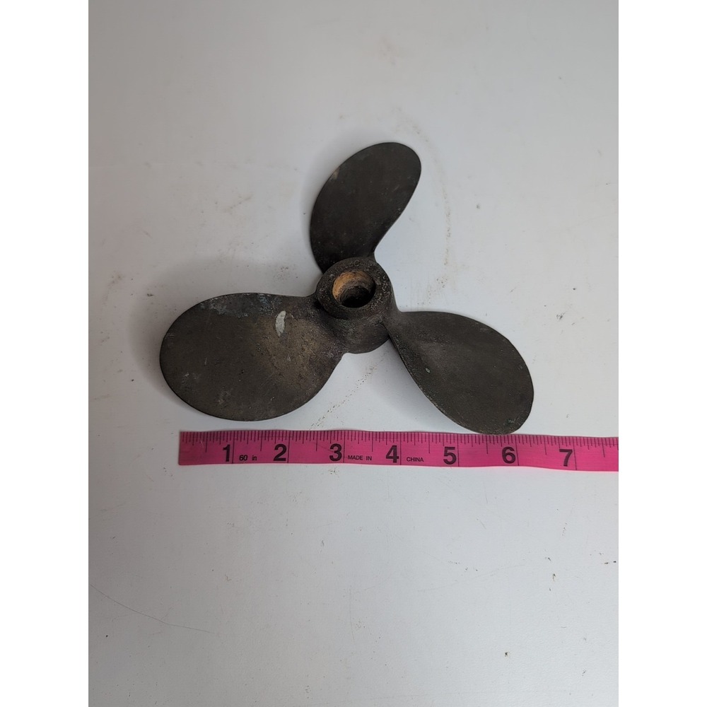 AM120 Michigan Brass Boat Propeller Prop 3 Blade 11.5" Wide